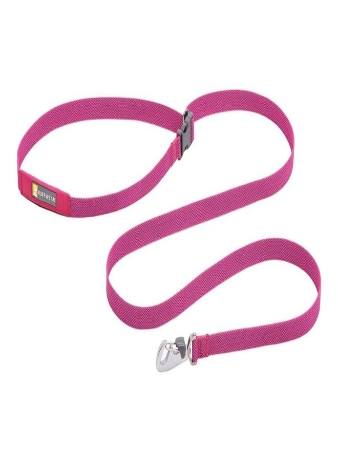 Ruffwear, Flagline Dog Leash, Lightweight Hands‑Free 6.5 ft Lead, Adjustable Waist‑Worn or Handheld, Lockable Swivel Crux Clip, Low‑Profile Pick‑Up Bag Stash Pocket, Alpenglow Pink - Image 1